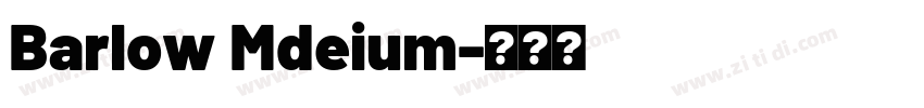 Barlow Mdeium字体转换